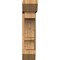 Ekena Millwork Balboa Slat Smooth Bracket w/ Offset Brace, Western Red Cedar, 7 1/2"W x 24"D x 32"H BKT0806X24X32BOA06SWR - alternate 3